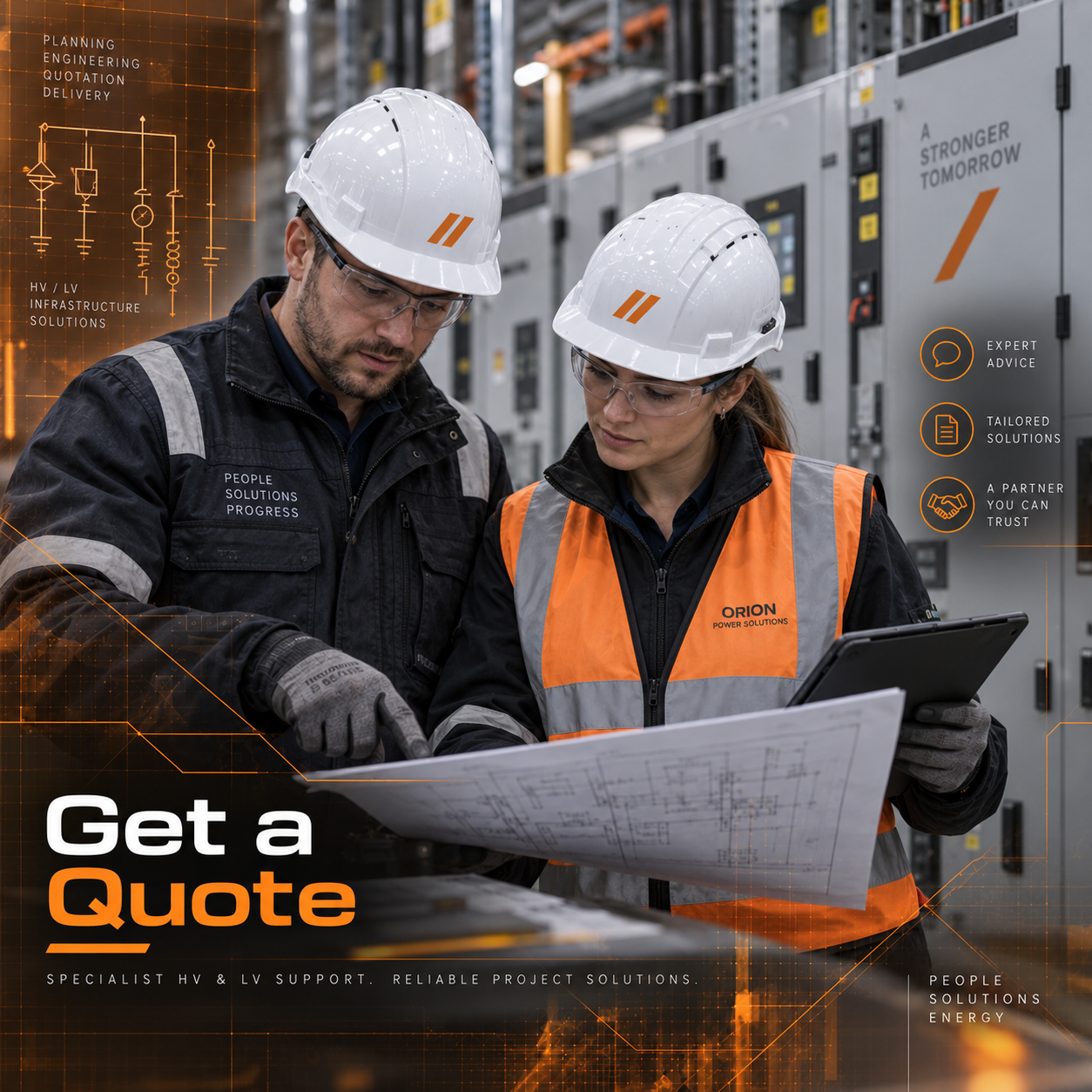 Get a Quote from Orion Power Solutions